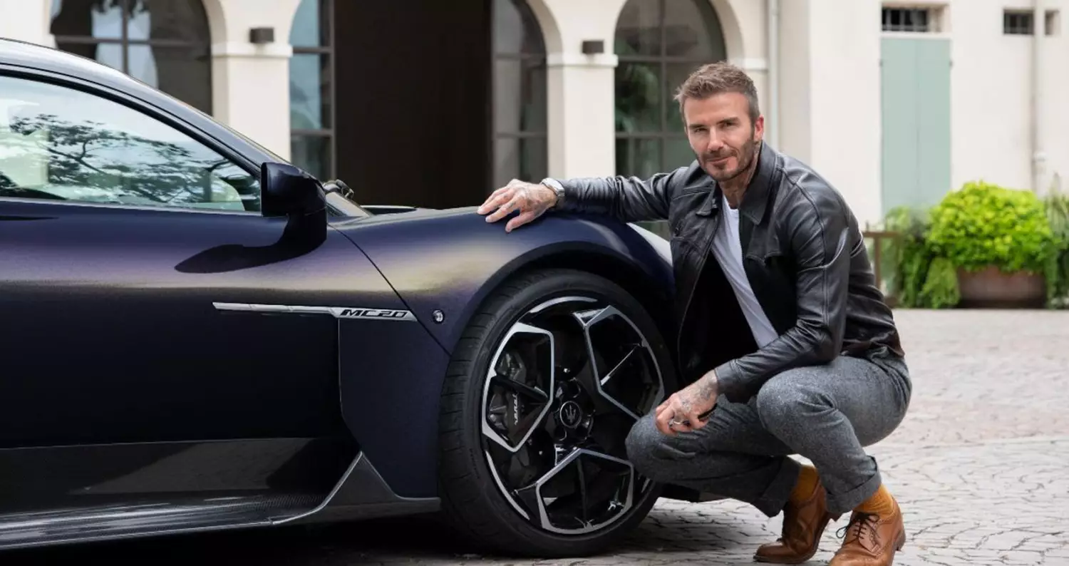 David Beckham i Maserati