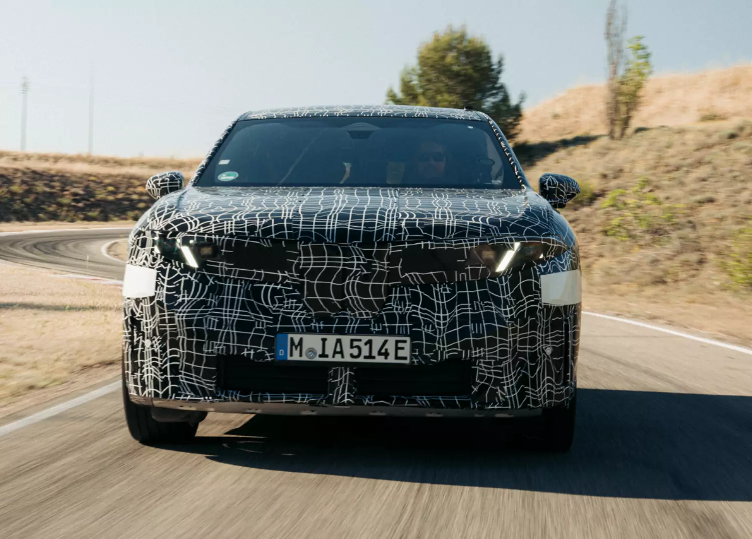 Bmw iX3 podczas ostatnich testów