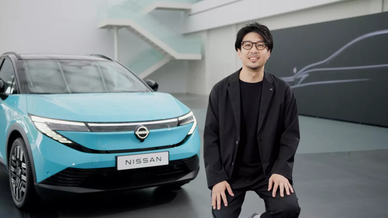 Nowy Nissan i szef designu projektu Leaf Nobutaka Tase